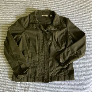 Coldwater Creek Lightweight Green Jacket